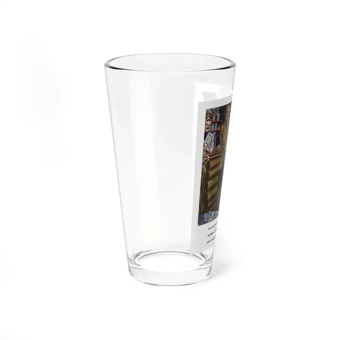 An Outfit Which Almost Yodels..., Esquire, January 1934 (Magazine Illustration) Pint Glass 16oz - Go Mug Yourself