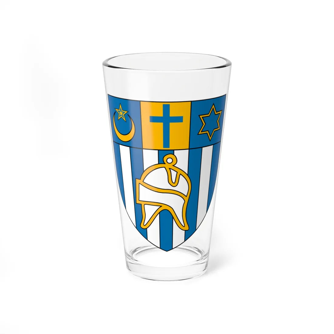 Aïn Témouchent Coat of Arms French Algeria (Algeria) (Coat of Arms) Pint Glass 16oz 16oz - Go Mug Yourself
