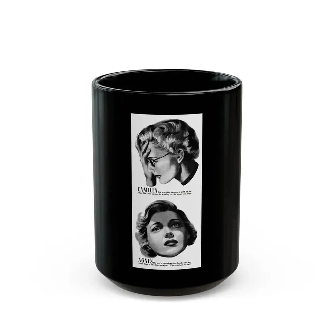 An Understanding Heart, This Week Magazine, April 12, 1953 - Black Coffee Mug 15oz - Go Mug Yourself