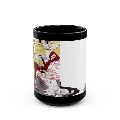 An Understanding Heart, Woman's Home Companion, August 1948 - Black Coffee Mug 15oz - Go Mug Yourself