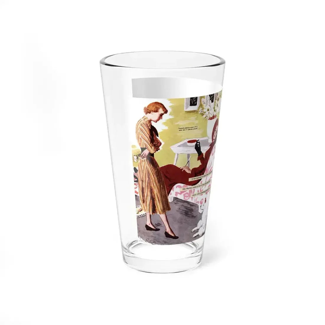An Understanding Heart, Woman's Home Companion, August 1948 (Magazine Illustration) Pint Glass 16oz - Go Mug Yourself
