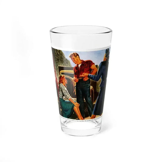 An Unguarded Moment, 1948 (Magazine Illustration) Pint Glass 16oz 16oz - Go Mug Yourself