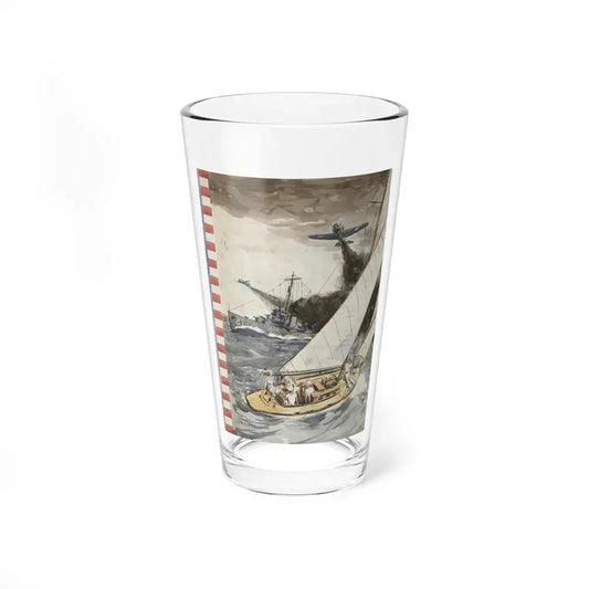 An unused The New Yorker cover (Magazine Illustration) Pint Glass 16oz 16oz - Go Mug Yourself
