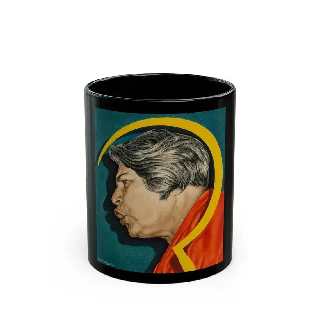 Ana Pauker, Time magazine cover, September 20, 1948 - Black Coffee Mug 11oz - Go Mug Yourself