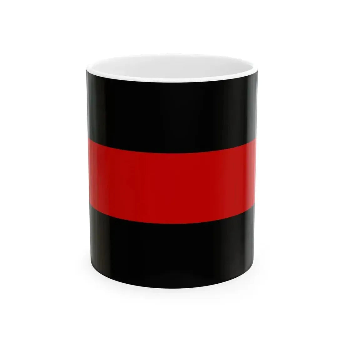 Anarchist Flag of Belarus (Belarus) White Coffee Mug 11oz - Go Mug Yourself