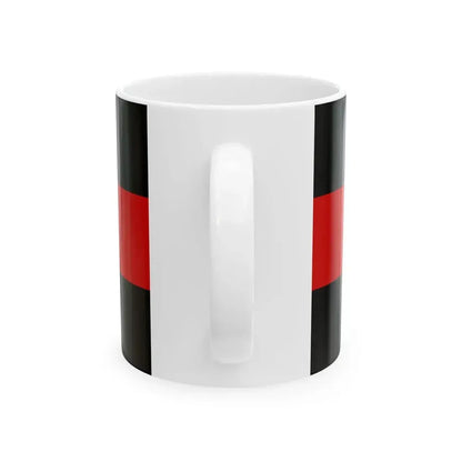 Anarchist Flag of Belarus (Belarus) White Coffee Mug - Go Mug Yourself
