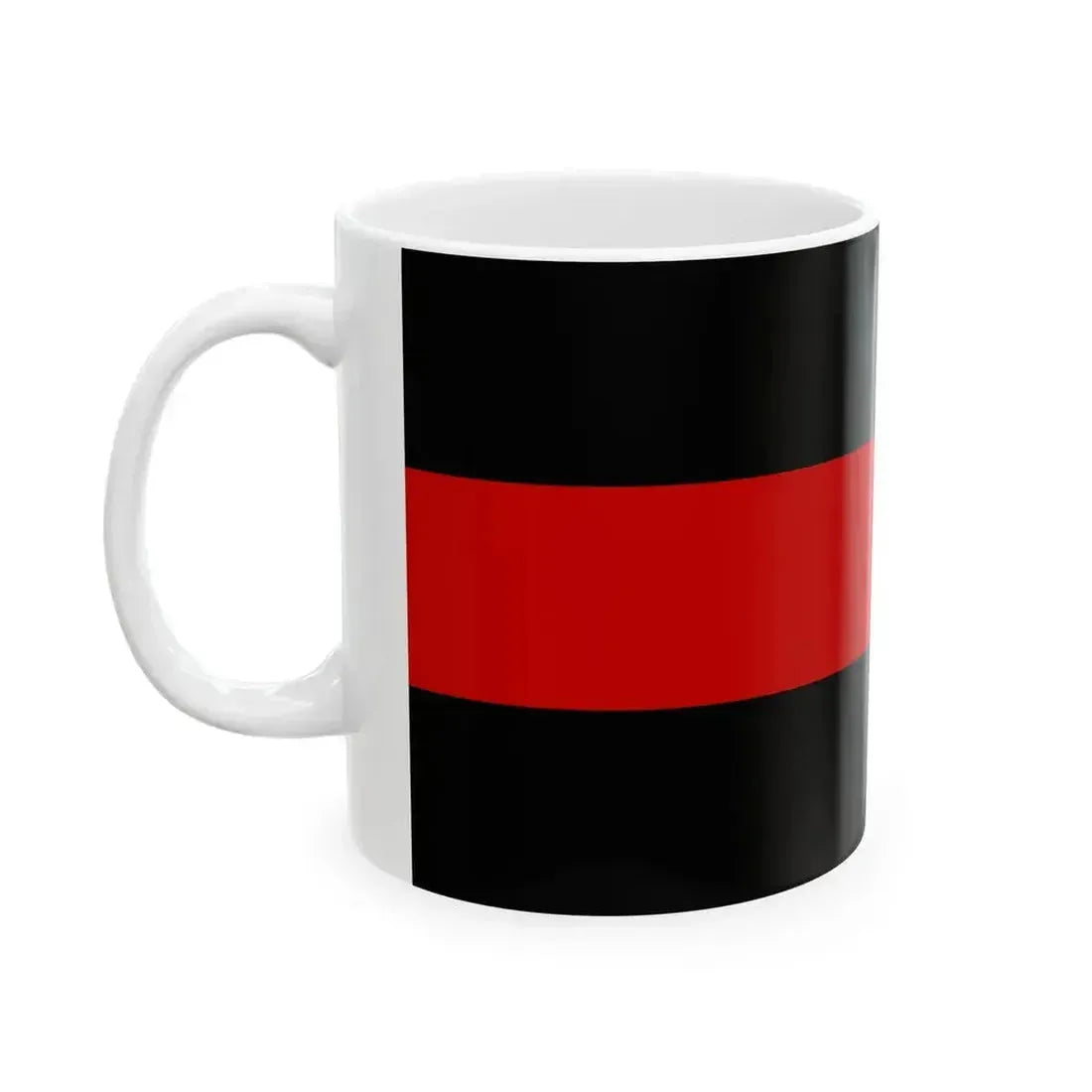 Anarchist Flag of Belarus (Belarus) White Coffee Mug - Go Mug Yourself