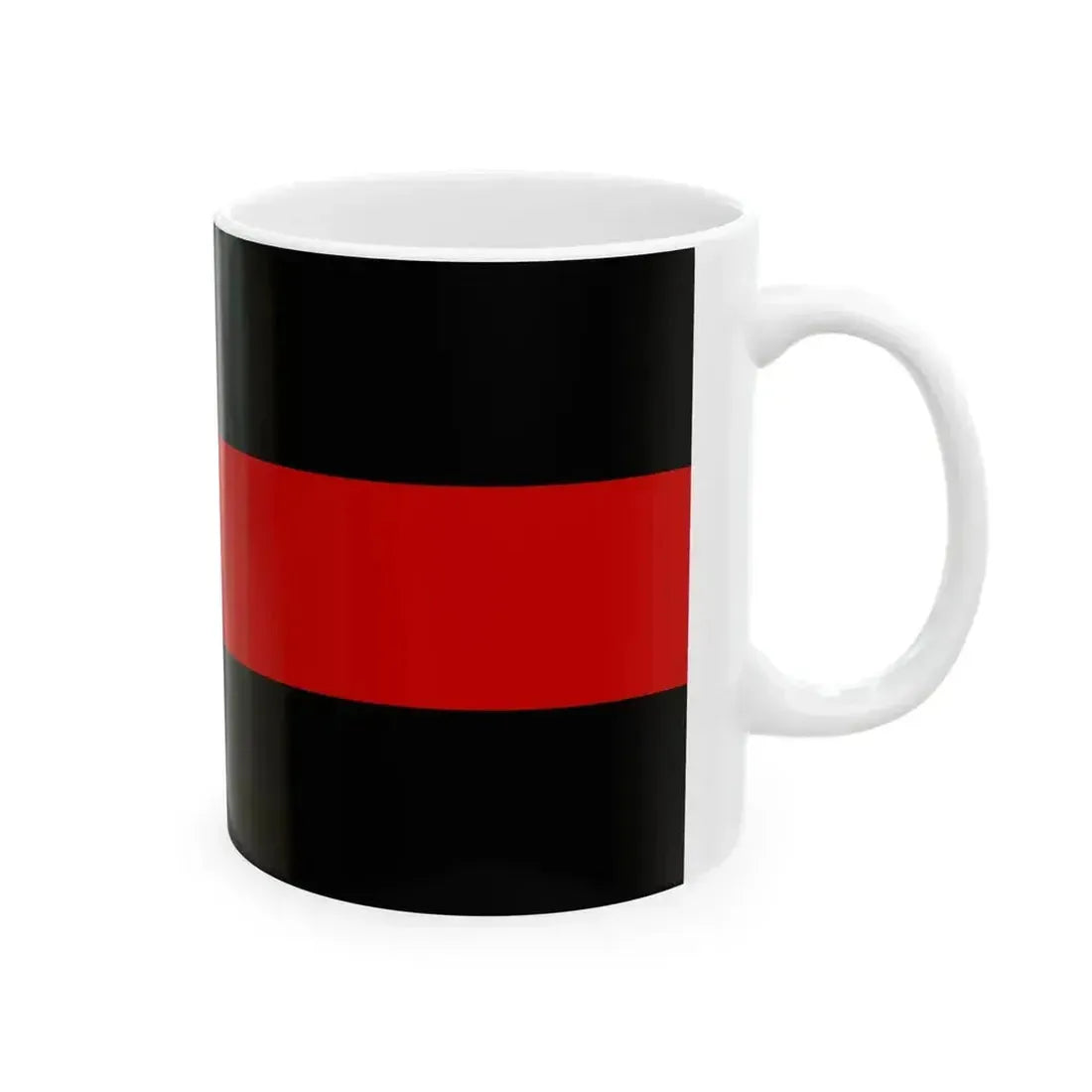Anarchist Flag of Belarus (Belarus) White Coffee Mug - Go Mug Yourself