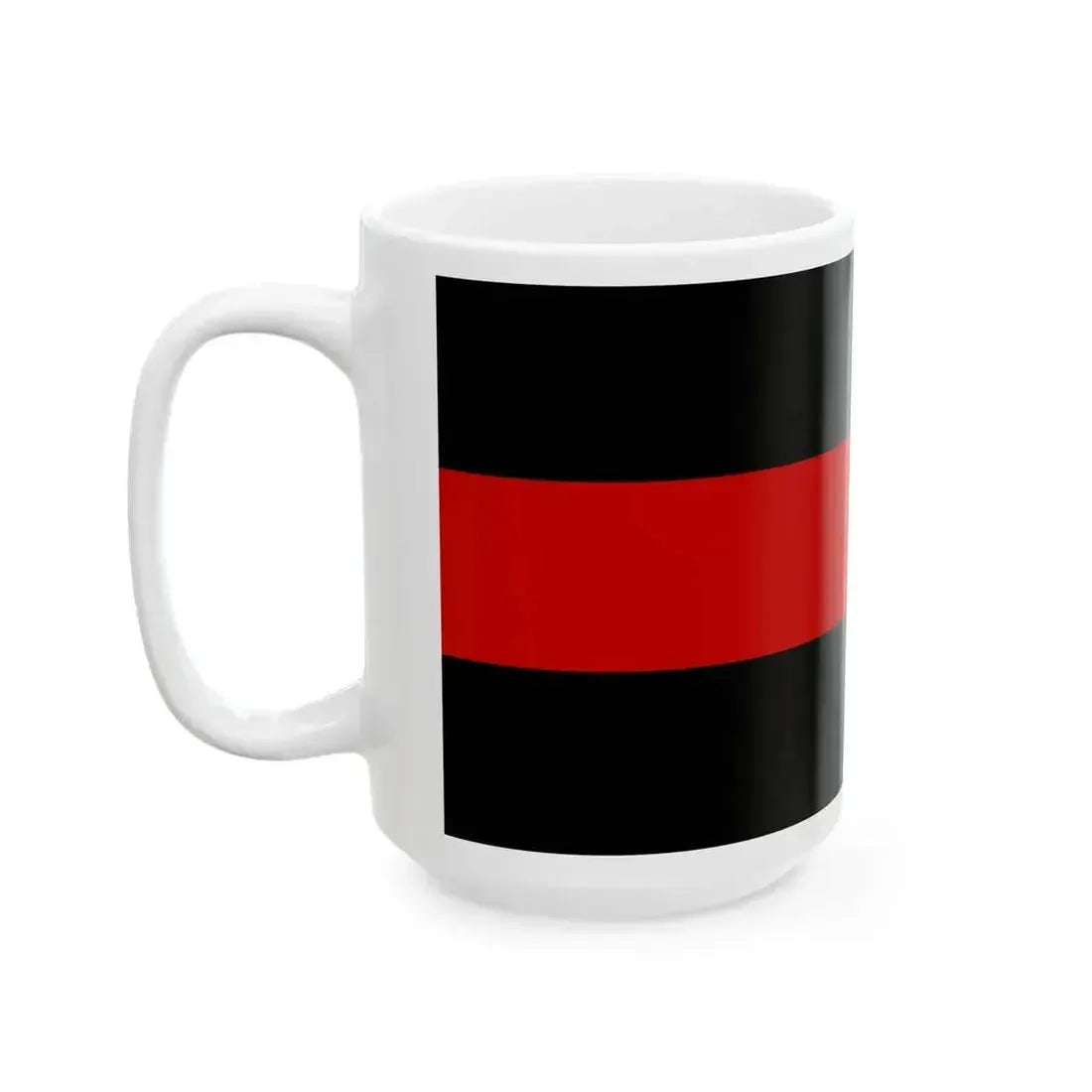 Anarchist Flag of Belarus (Belarus) White Coffee Mug - Go Mug Yourself