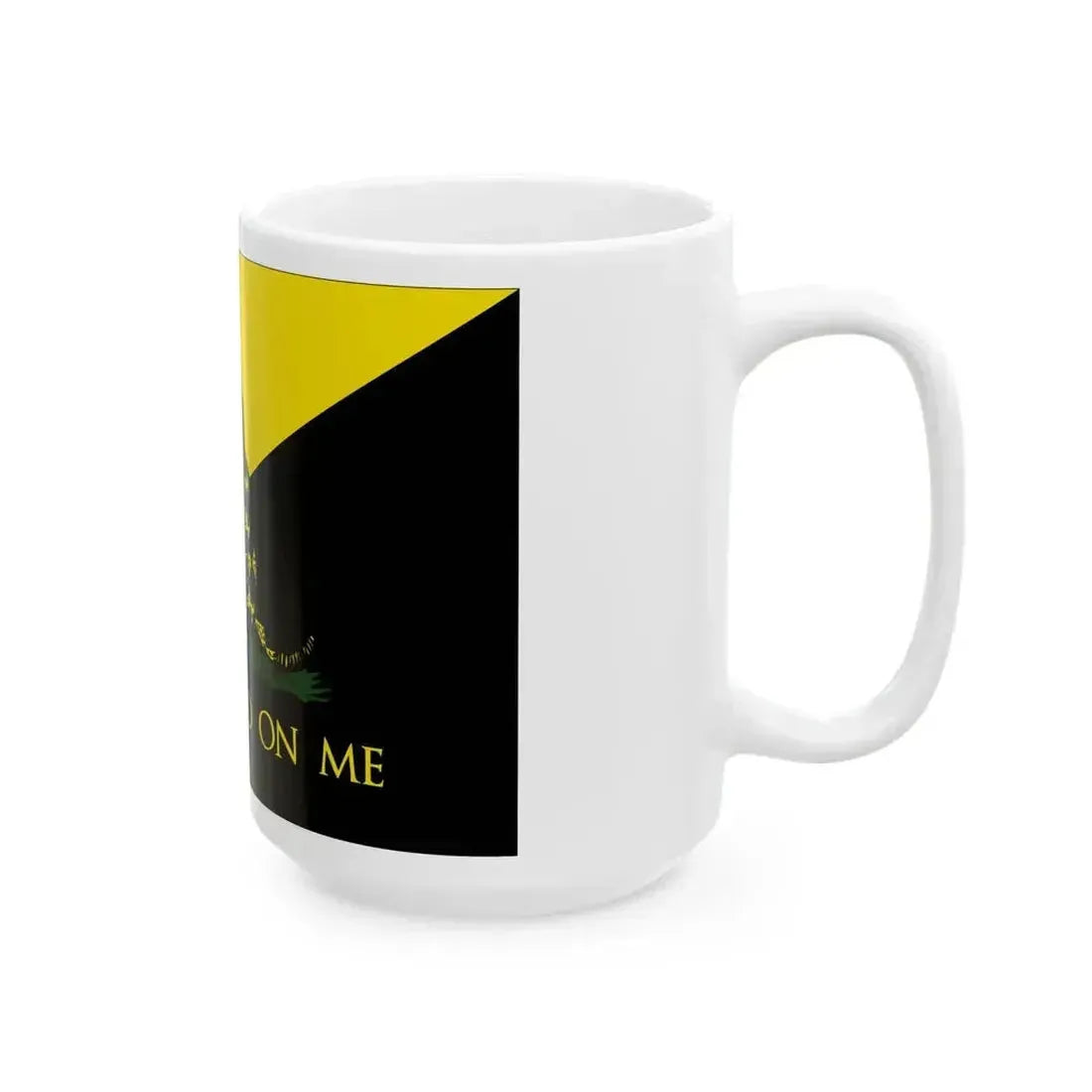 Anarcho-Gadsden flag (United States) White Coffee Mug - Go Mug Yourself