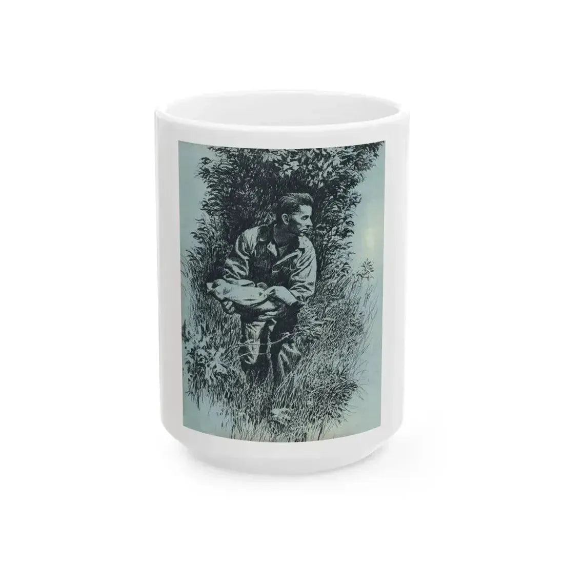Anatomy of a Kidnap, Saga, April 1964 - White Coffee Mug 15oz - Go Mug Yourself