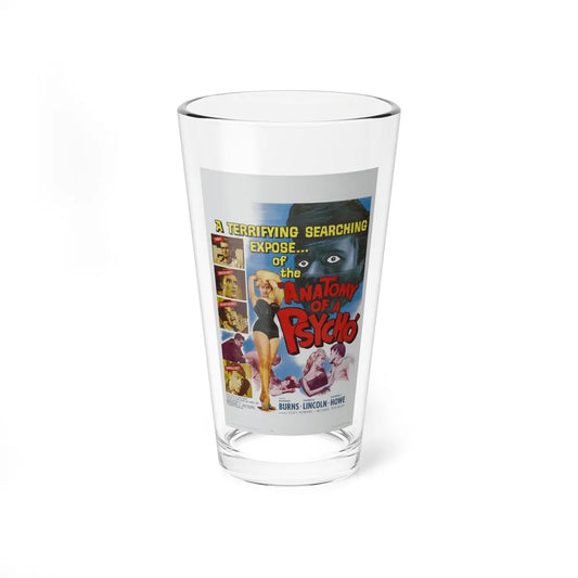 ANATOMY OF A PSYCHO 1961 Movie Poster - Pint Glass 16oz-16oz-Go Mug Yourself