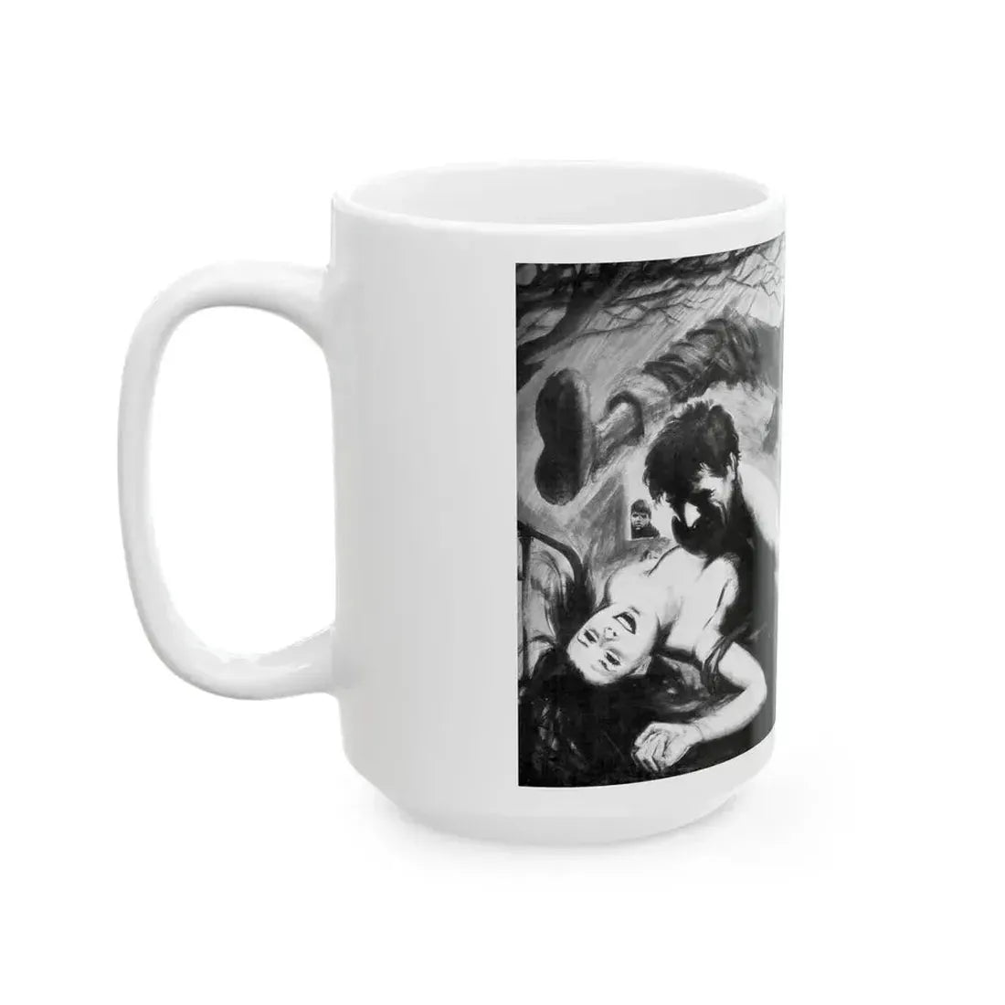 Anatomy of a Violent Saturday - White Coffee Mug - Go Mug Yourself