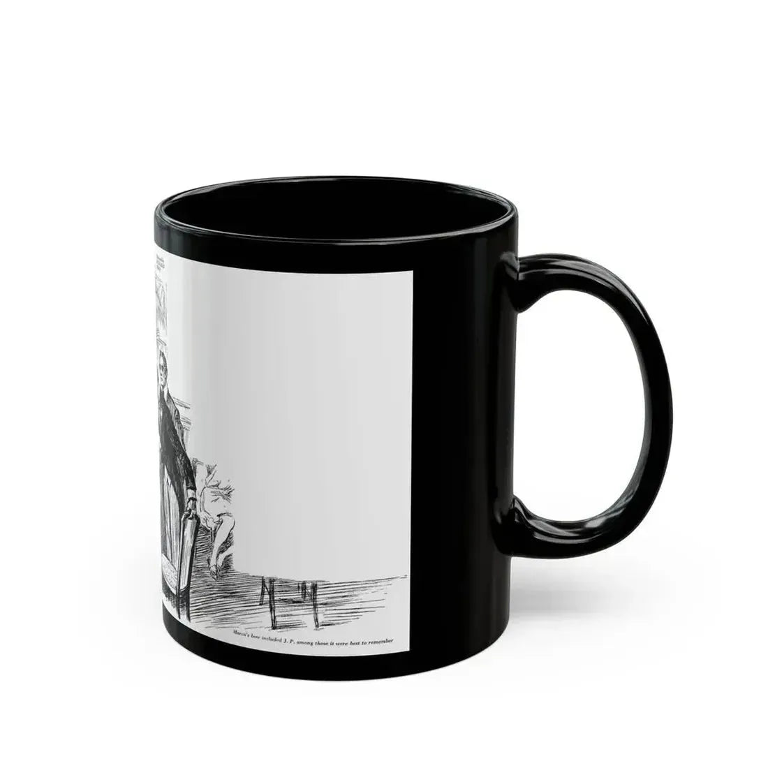 Ancestors while you Wait, Collier's, March 31, 1928 - Black Coffee Mug - Go Mug Yourself