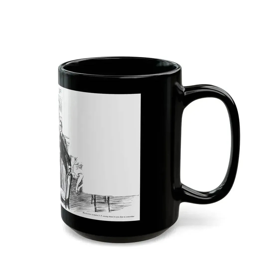 Ancestors while you Wait, Collier's, March 31, 1928 - Black Coffee Mug - Go Mug Yourself