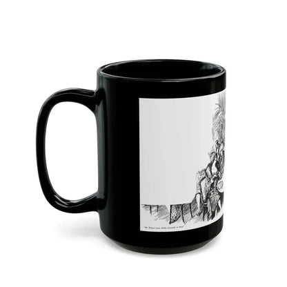 Ancestors while you Wait, Collier's, March 31, 1928 - Black Coffee Mug - Go Mug Yourself