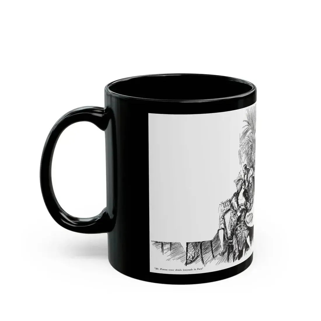Ancestors while you Wait, Collier's, March 31, 1928 - Black Coffee Mug - Go Mug Yourself