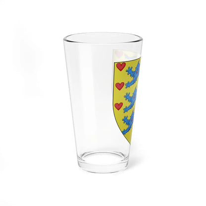 Ancien blason Danemark (Denmark) (Coat of Arms) Pint Glass 16oz - Go Mug Yourself