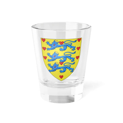 Ancien blason Danemark (Denmark) (Coat of Arms) Shot Glass 1.5oz 1.5oz - Go Mug Yourself