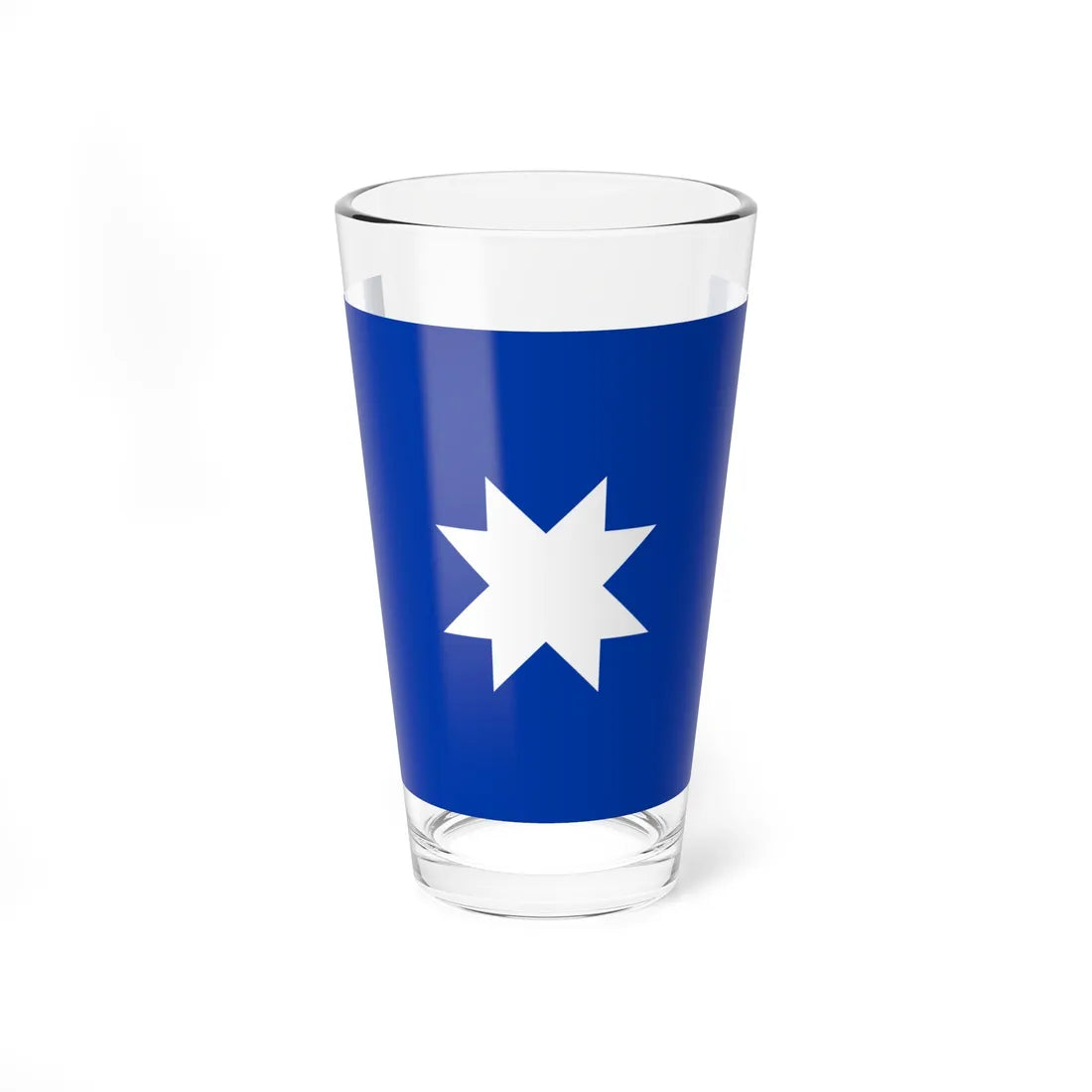 Ancient mapuche flag (Argentina) Pint Glass 16oz 16oz - Go Mug Yourself