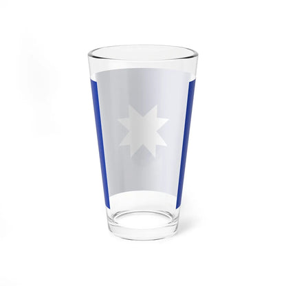 Ancient mapuche flag (Argentina) Pint Glass 16oz - Go Mug Yourself