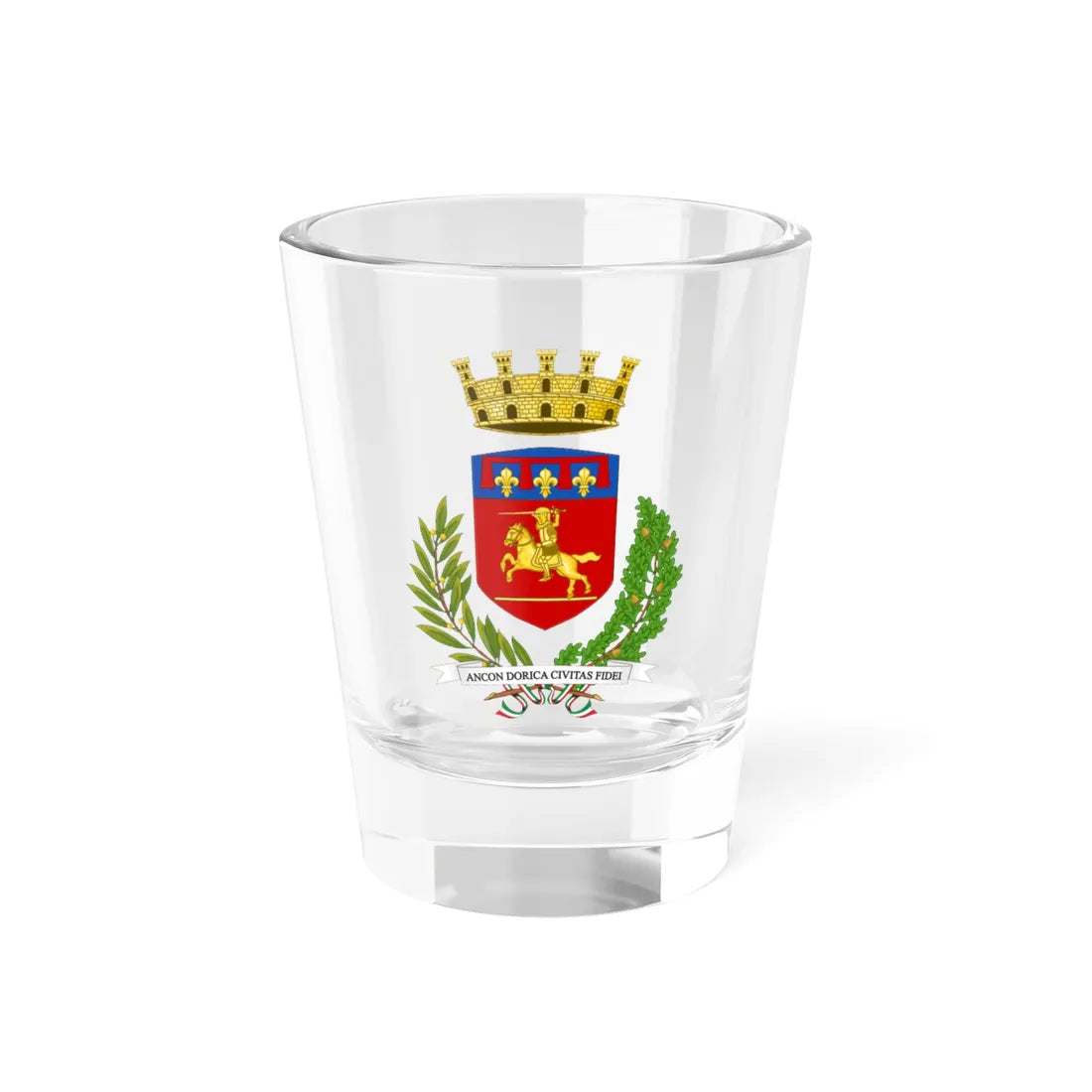 Ancona-Stemma (Italy) (Coat of Arms) Shot Glass 1.5oz 1.5oz - Go Mug Yourself