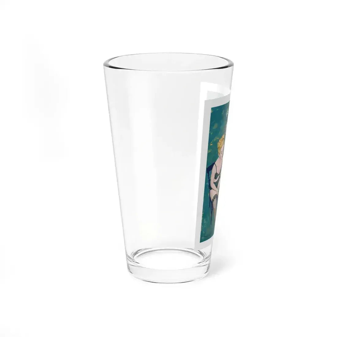 And if you try to talk about anything else..., Esquire, 1955 (Magazine Illustration) Pint Glass 16oz - Go Mug Yourself