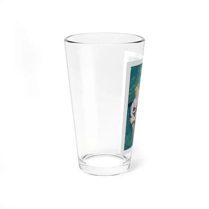 And if you try to talk about anything else..., Esquire, 1955 (Magazine Illustration) Pint Glass 16oz - Go Mug Yourself