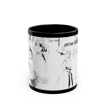 And Now Farewall, Calling All Girls, June 1948 - Black Coffee Mug 11oz - Go Mug Yourself