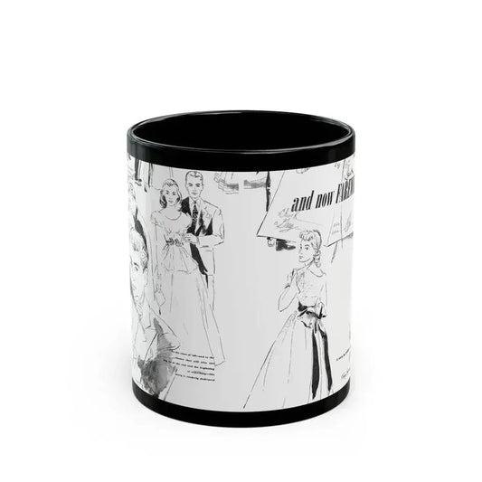 And Now Farewall, Calling All Girls, June 1948 - Black Coffee Mug 11oz - Go Mug Yourself