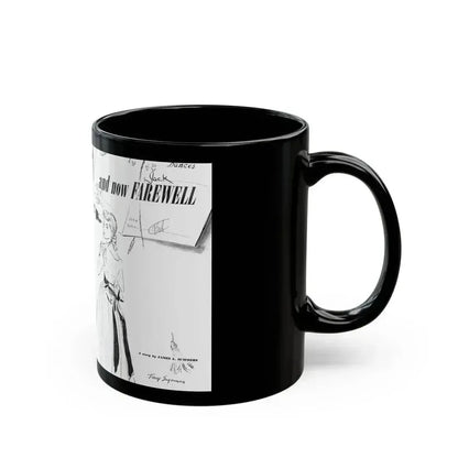 And Now Farewall, Calling All Girls, June 1948 - Black Coffee Mug - Go Mug Yourself