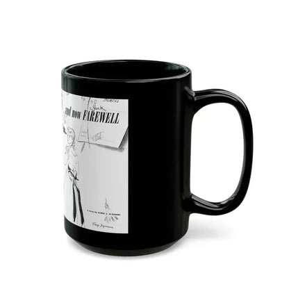 And Now Farewall, Calling All Girls, June 1948 - Black Coffee Mug - Go Mug Yourself
