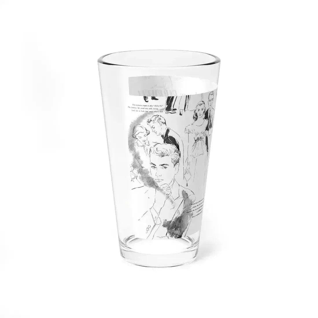 And Now Farewall, Calling All Girls, June 1948 (Magazine Illustration) Pint Glass 16oz - Go Mug Yourself