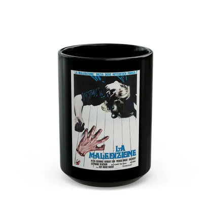AND NOW THE SCREAMING STARTS (ITALIAN) 1973 Movie Poster - Black Coffee Mug 15oz - Go Mug Yourself