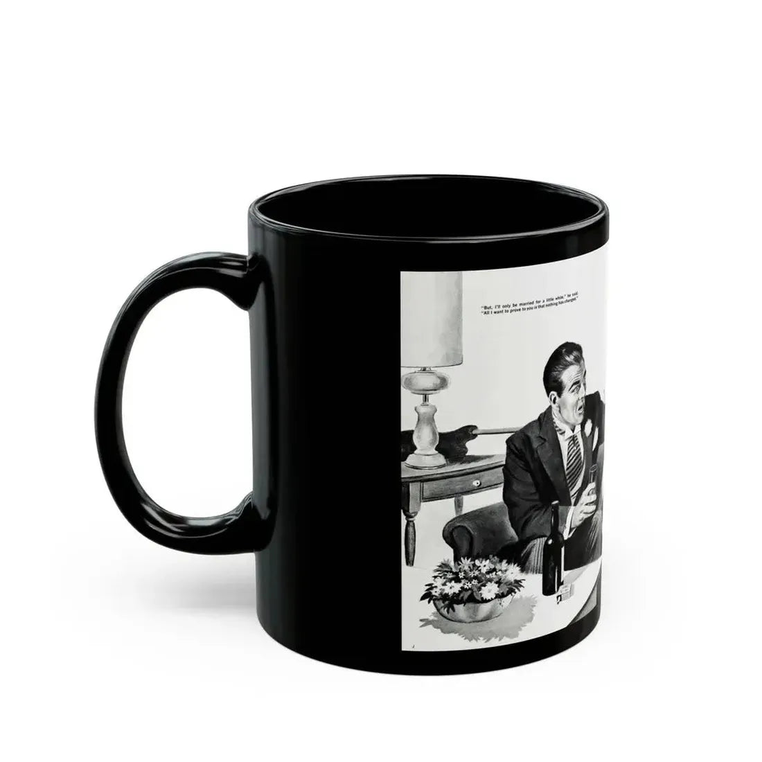 And Paid For, Jaguar magazine No. 1, 1961 - Black Coffee Mug - Go Mug Yourself