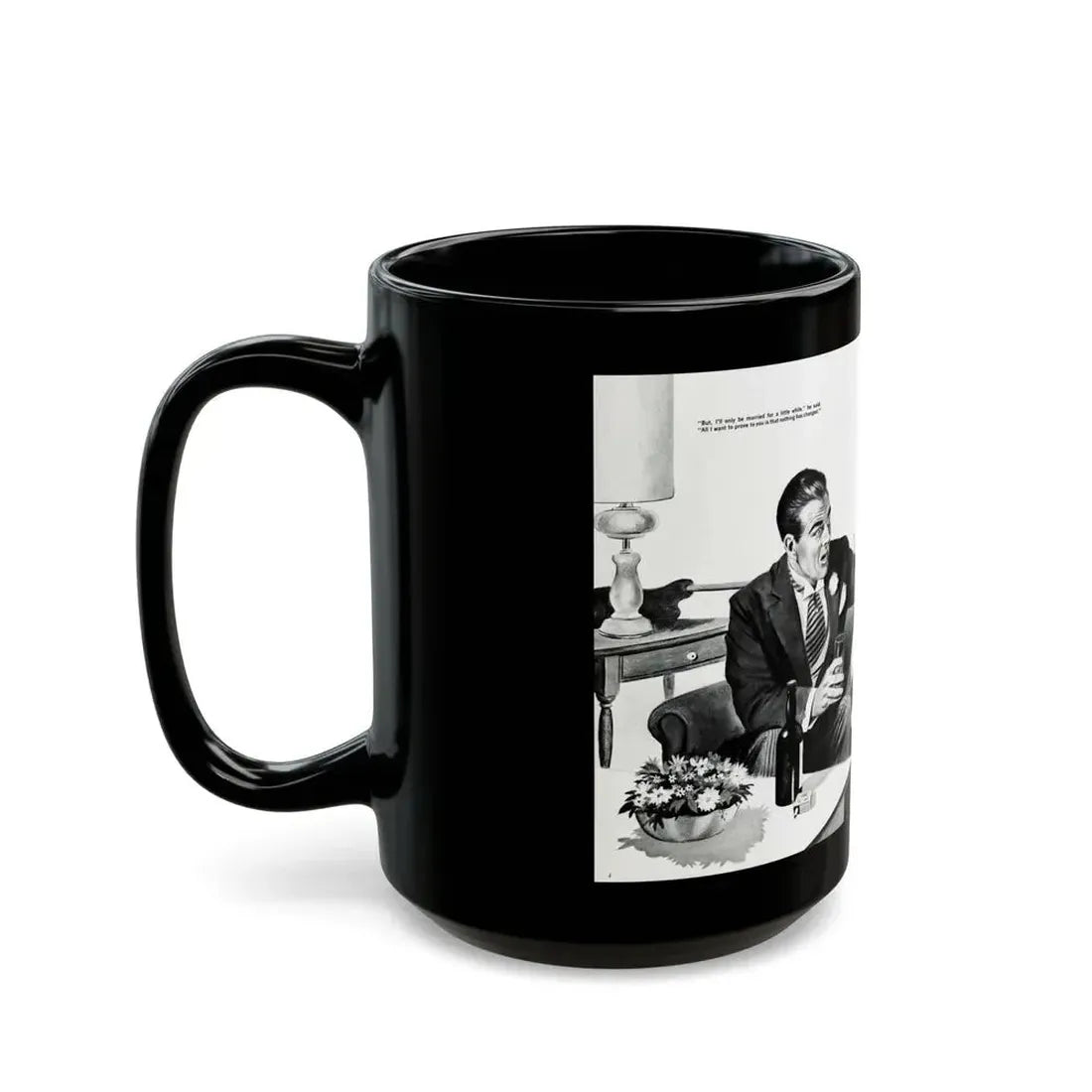 And Paid For, Jaguar magazine No. 1, 1961 - Black Coffee Mug - Go Mug Yourself