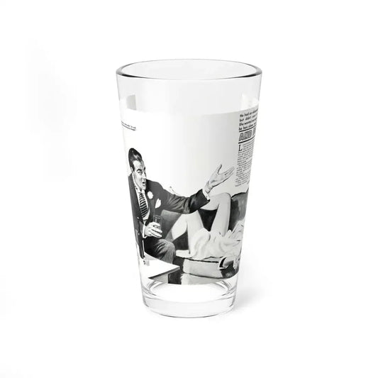 And Paid For, Jaguar magazine No. 1, 1961 (Magazine Illustration) Pint Glass 16oz 16oz - Go Mug Yourself