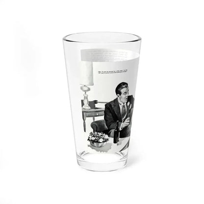 And Paid For, Jaguar magazine No. 1, 1961 (Magazine Illustration) Pint Glass 16oz - Go Mug Yourself