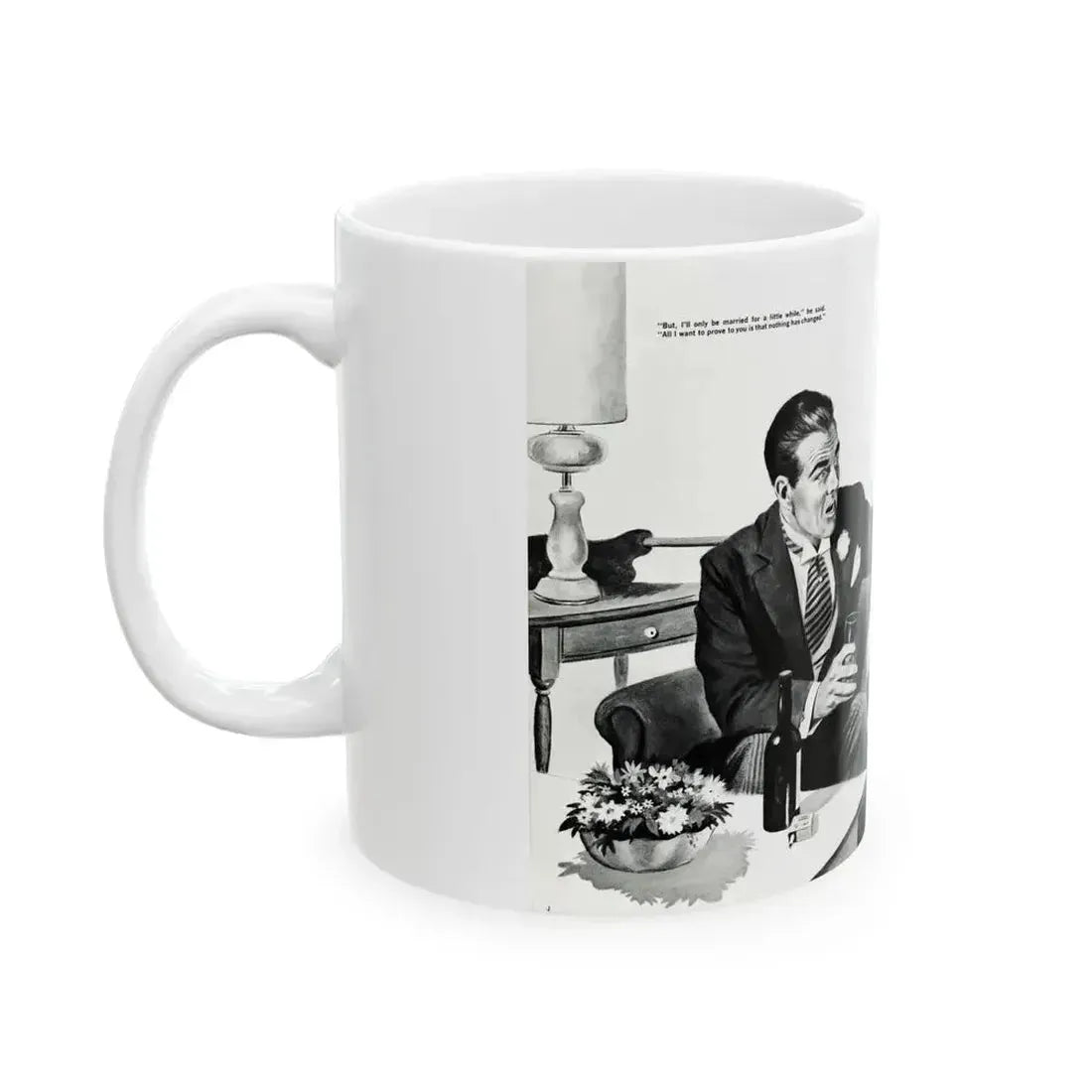 And Paid For, Jaguar magazine No. 1, 1961 - White Coffee Mug - Go Mug Yourself