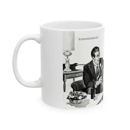 And Paid For, Jaguar magazine No. 1, 1961 - White Coffee Mug - Go Mug Yourself