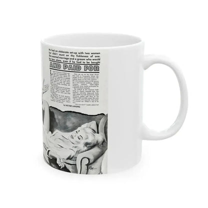 And Paid For, Jaguar magazine No. 1, 1961 - White Coffee Mug - Go Mug Yourself