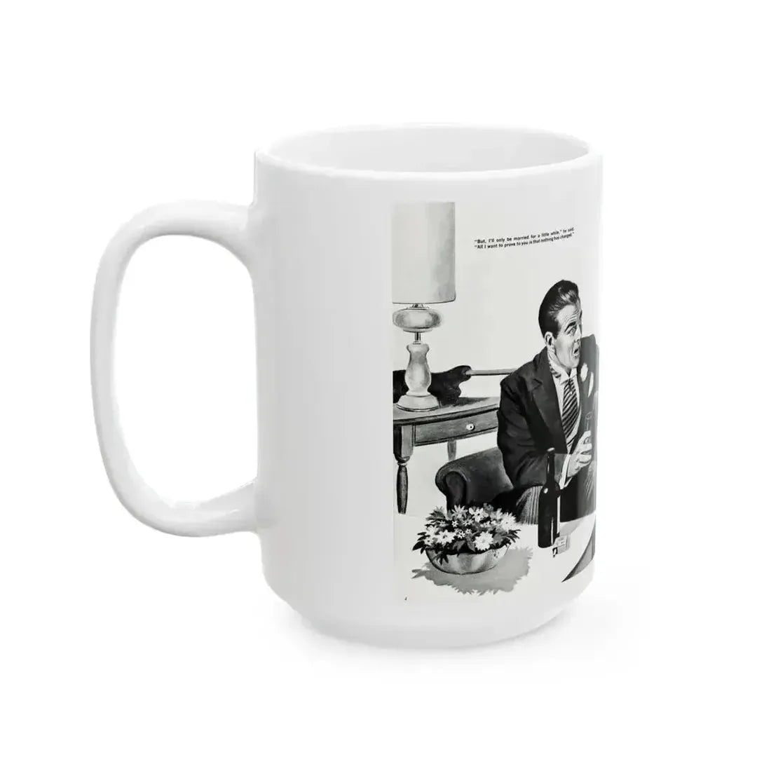 And Paid For, Jaguar magazine No. 1, 1961 - White Coffee Mug - Go Mug Yourself