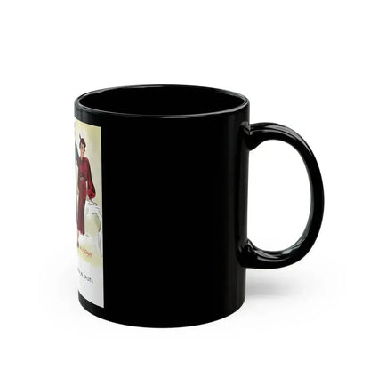 And Satin In Spots, McCall's, September 1935 - Black Coffee Mug - Go Mug Yourself