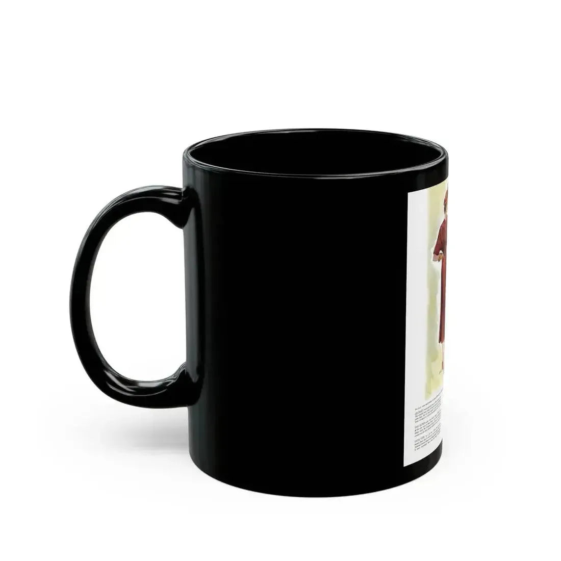 And Satin In Spots, McCall's, September 1935 - Black Coffee Mug - Go Mug Yourself