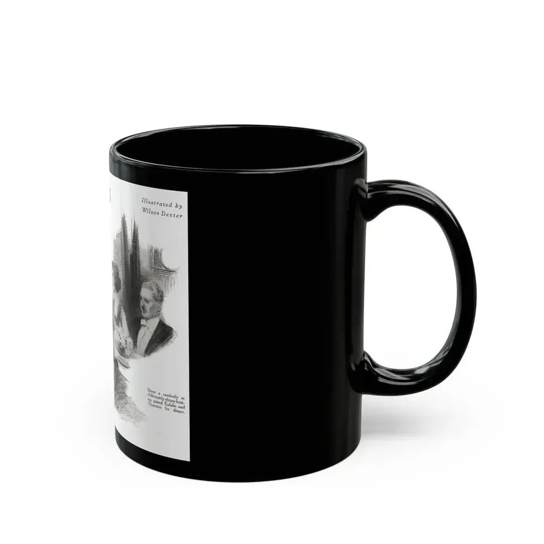 And That's That (1), Redbook magazine, October 1921 - Black Coffee Mug - Go Mug Yourself