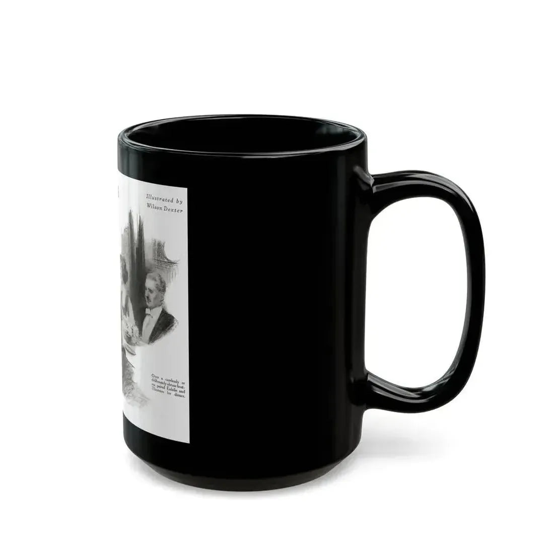 And That's That (1), Redbook magazine, October 1921 - Black Coffee Mug - Go Mug Yourself