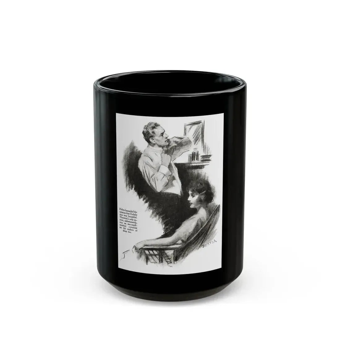 And That's That (2), Redbook magazine, October 1921 - Black Coffee Mug 15oz - Go Mug Yourself