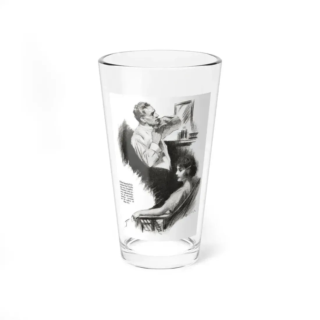 And That's That (2), Redbook magazine, October 1921 (Magazine Illustration) Pint Glass 16oz 16oz - Go Mug Yourself