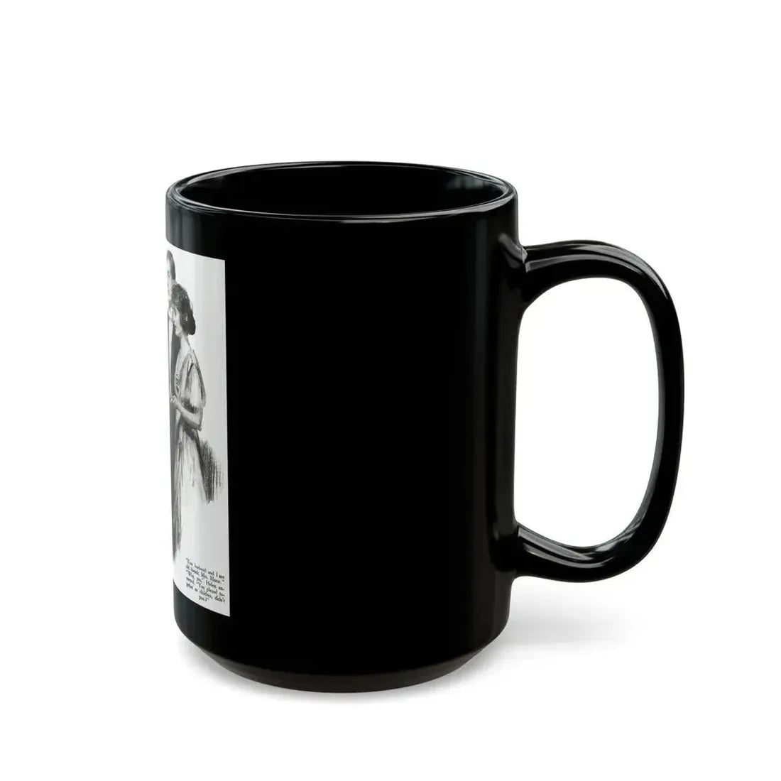 And That's That (3), Redbook magazine, October 1921 - Black Coffee Mug - Go Mug Yourself