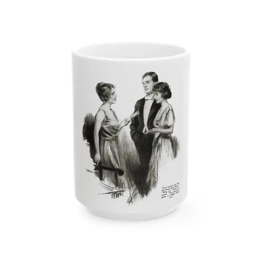 And That's That (3), Redbook magazine, October 1921 - White Coffee Mug 15oz - Go Mug Yourself